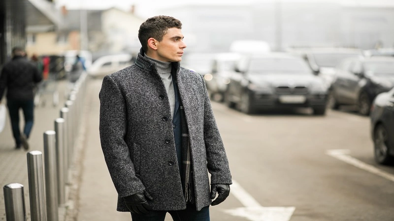 felted wool coat mens